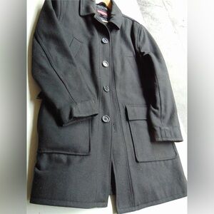 Merona Black Wool Coat